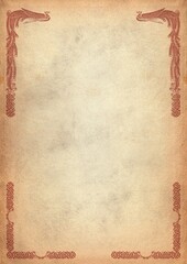 Karate, taekwondo, judo, kudo, hapkido, kempo certificate, diplom. Old vintage paper texture. High resolution.