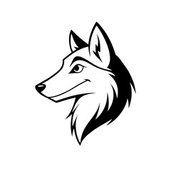 Naklejka premium wolf vector illustration