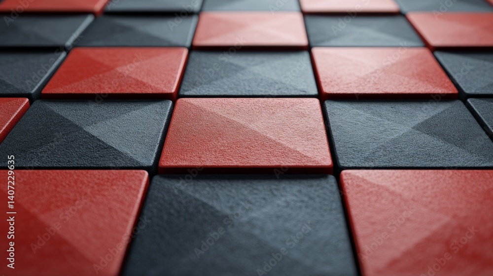 Poster modern technology is showcased through a seamless pattern of repeating triangle geometric shapes, se