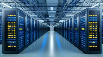 Resilient Disaster Recovery Infrastructure is a data center concept that includes an image illustrating the use of redundant power supplies and AI for resilience