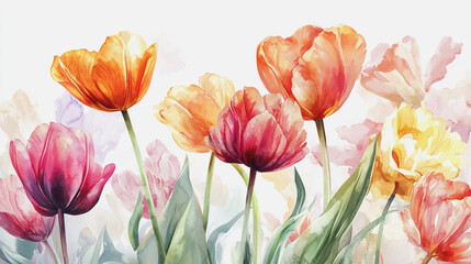 Elegant wedding invitation card background . Minimal hand painted watercolor botanical flowers texture template background. Design for wedding, vip cover, poster, rsvp moderncard.Valentine's Day

