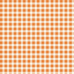 Red plaid gingham, scottish tartan texture, grid graph paper with rhombus squares pattern, picnic napkin and curtain tablecloth, vector seamless geometric checkered fabric