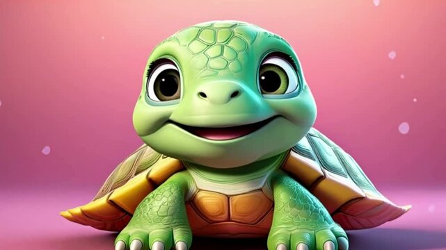 Niedliche kleine Schildkr&ouml;te