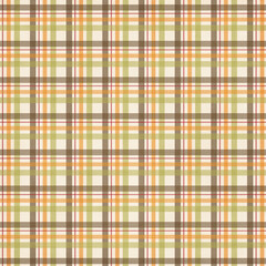 Colorful plaid gingham, scottish tartan texture, grid graph paper with rhombus squares pattern, picnic napkin and curtain tablecloth, vector seamless geometric checkered fabric