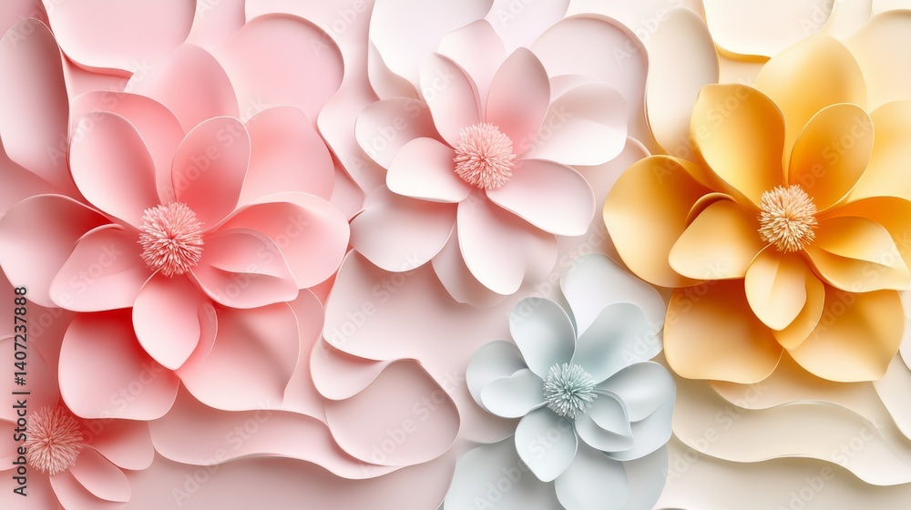 Aufkleber the image is of a beautiful abstract colorful flower design