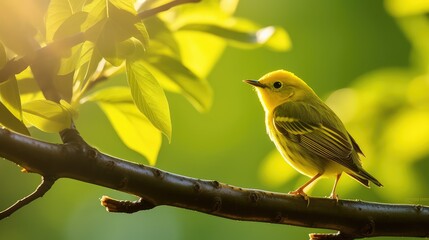 Obraz premium warbler yellow birds