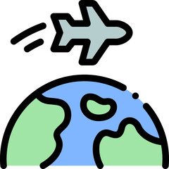 travel Illustration on a white background     