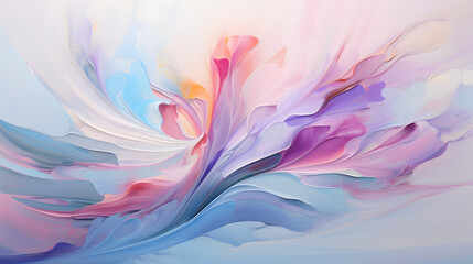 Color brush splash bouquet illustration background poster decoration painting