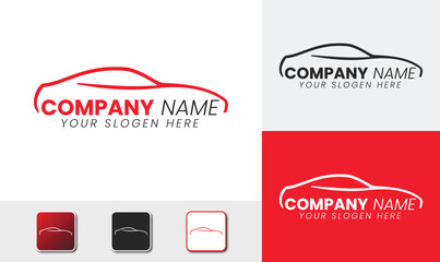 Sleek Automotive Logo Design vector template for Branding