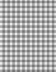 Gray plaid gingham, scottish tartan texture, grid graph paper with rhombus squares pattern, picnic napkin and curtain tablecloth, vector seamless geometric checkered fabric