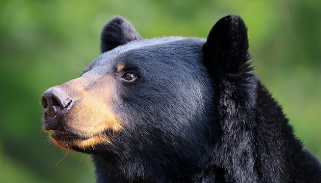 black bear portrait