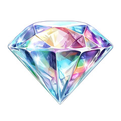 A vibrant iridescent gemstone sparkles brilliantly against a black background showing its multifaceted beauty