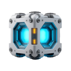 Fototapeta premium 3D Futuristic Mechanical Glowing Heart Concept