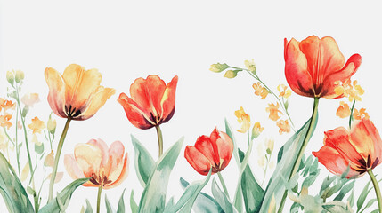 Elegant wedding invitation card background . Minimal hand painted watercolor botanical flowers texture template background. Design for wedding, vip cover, poster, rsvp moderncard.Valentine's Day

