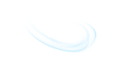Air flow Isolated PNG and vector isolated. Effect of winter air and wind stream waves effect in blue color.