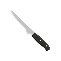 boning knife flat icon illustration