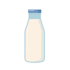 bottle of milk; perfect for dairy-related projects, healthy food designs, kitchen prints, or farm-themed graphics- vector illustration