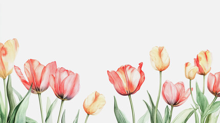 Elegant wedding invitation card background vector. Minimal hand painted watercolor botanical flowers texture template background. Design for wedding, vip cover, poster, rsvp moderncard.Valentine's Day