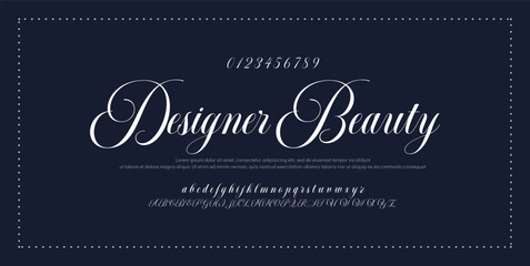 Signature Font Calligraphy Logotype Script Font Type Font lettering handwritten