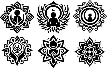 sketch vector illustration silhouette design ornament decoration icon logo symbol mascot religious and cultural religion ethnic modern  
