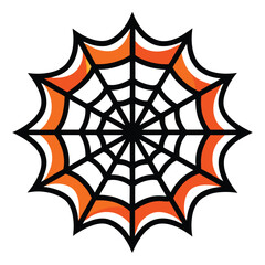 Halloween cobwebs isolated clipart on white background