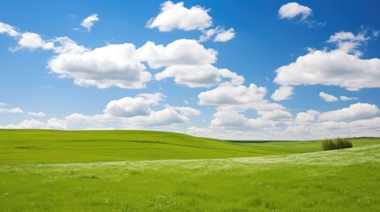 Obraz premium sky white fluffy clouds