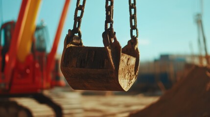 Crane operator lifting materials on a construction site. Featuring expertise and machinery
