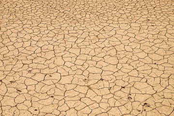 Dry cracked earth. Dry cracked earth.  Dry river, Spain, Europe. Selective focus