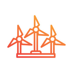 Eolic Energy Icon
