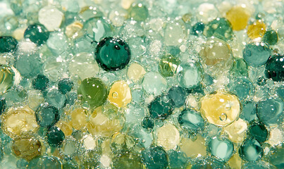 Colorful Gel Beads Close-up