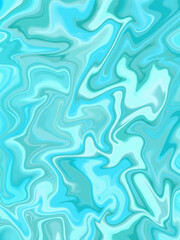 Bright aqua marble abstract background with fluid swirls and high contrast tones, ideal for digital wallpaper, art print, or branding.