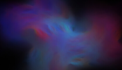 Fractal colored abstract on black background