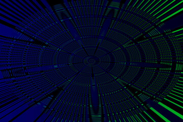 Abstraktes dynamisches futuristisches digitales Kunstwerk ohne Mithilfe von 