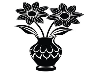 A yellow daisy and pink floral bouquet of spring flowers blossom in an isolated vase, a beautiful gift of nature