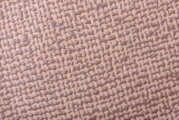 Empty ceramic plate on a monochrome brown background