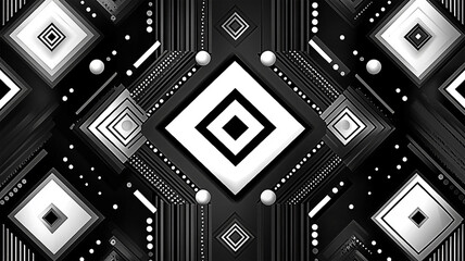 Abstract technology circuit board pattern