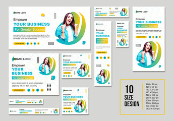 Business Web Banner Set Layout