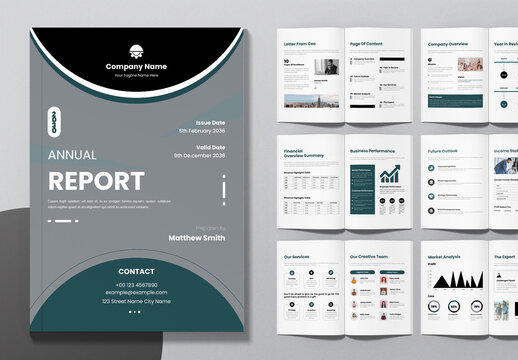 Corporate Annual Report Template