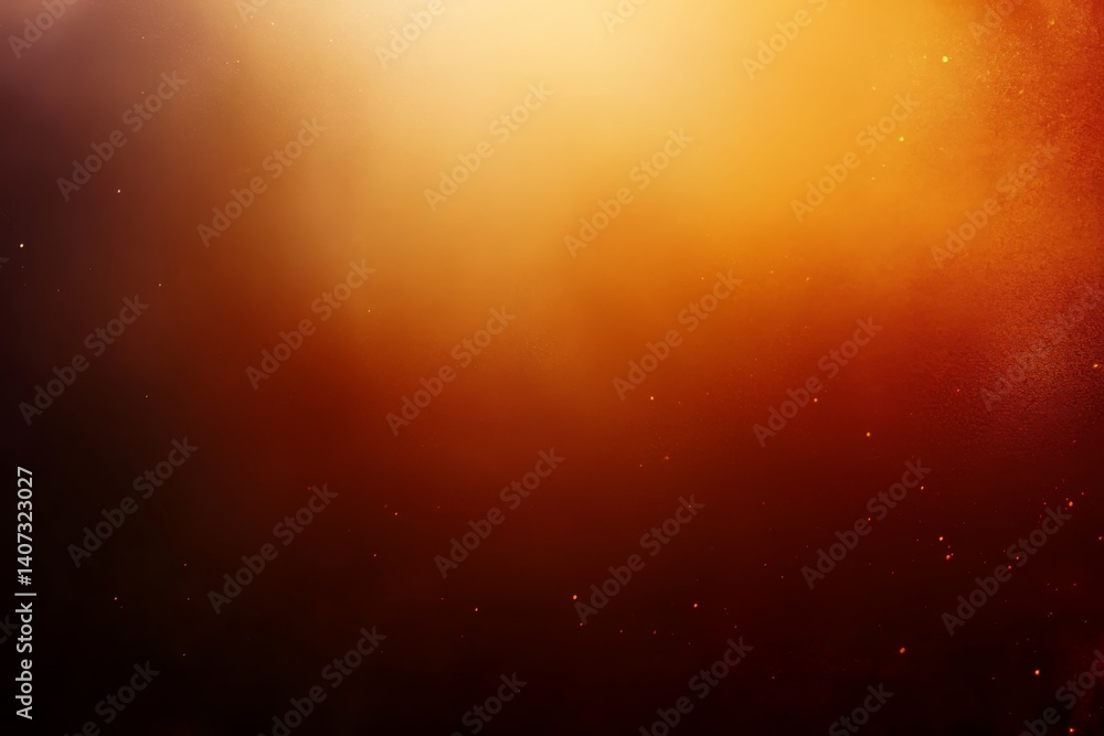 Poster warm amber light spots gradually fade into a deep burgundy background, establishing a tranquil and l