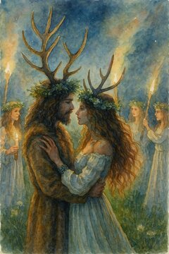 Beltane. Horned God 