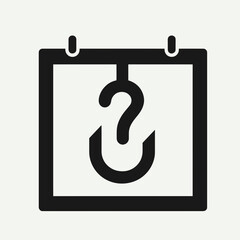 Picture Hook Silhouettes in black on a white background