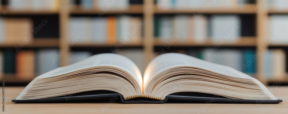 Poster books floating in the air within a flying and cognition concept. an open book showcasing its pages o