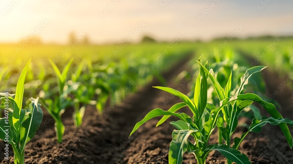 Poster intelligence revolutionizing sustainable farming with real-time crop yield and weather pattern analy