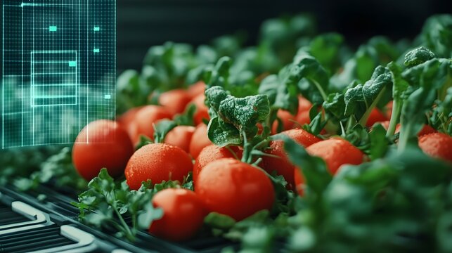 Smart Farming Technology with Futuristic Holographic User Interface for Eco-Friendly Food Production
