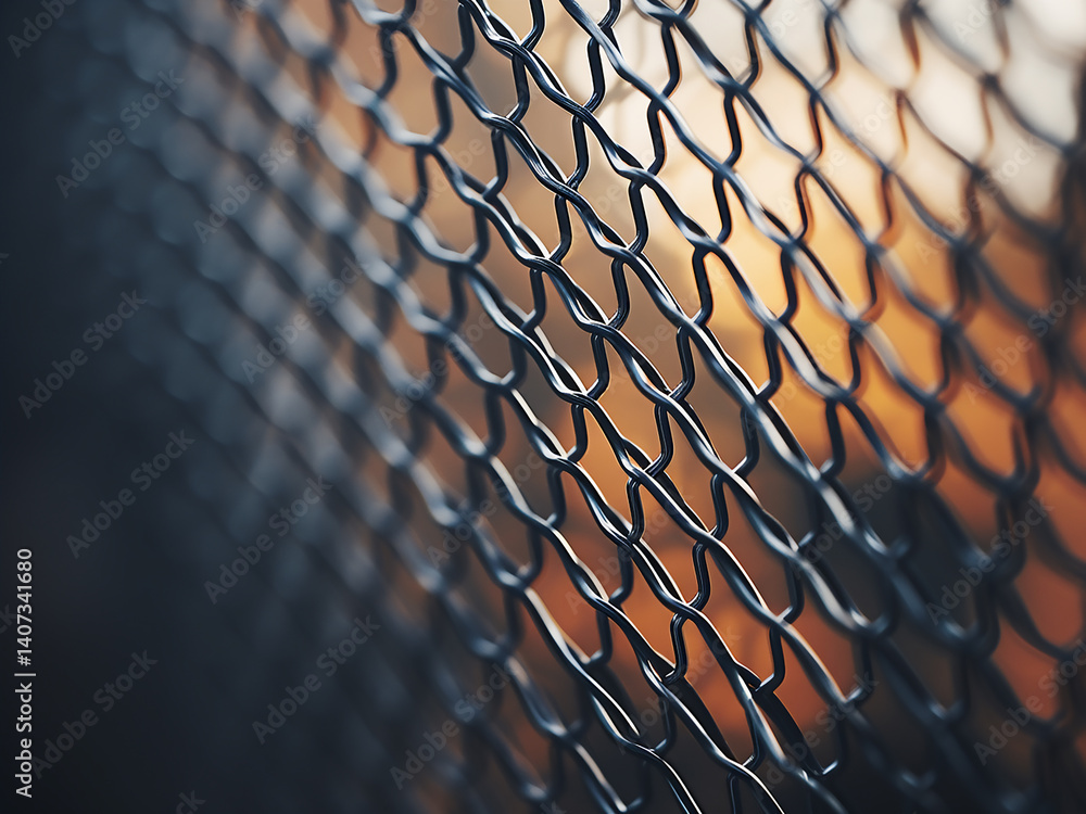 Poster mesh privacy screen protecting information, offering secure viewing with restricted access