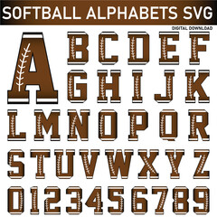 Basketball Alphabet Font SVG PNG Bundle