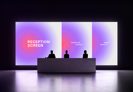 Reception Screen Mockup