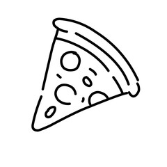 Pizza icon set vector illustration