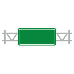 Blank Green Road Sign Board Icon, Simple Icon Vector Design, best used for presentation, application, web and banner