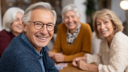 Happy senior friends enjoying time together (1)